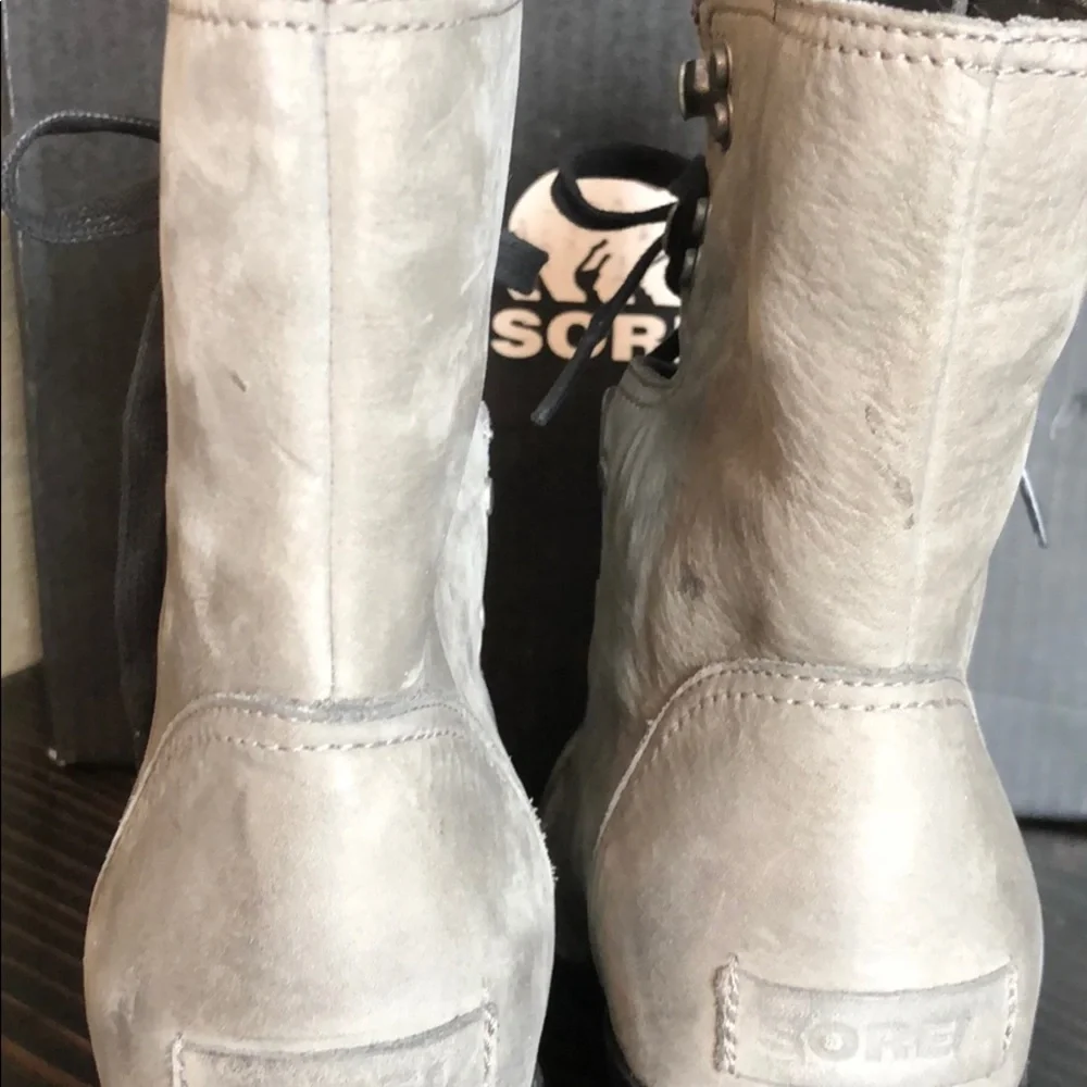NWT Sorel After Hours lace Boot / bootie wedge - Picture 7 of 12